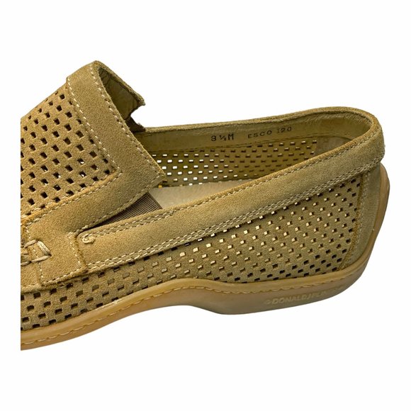 DONALD J.‎ PLINER Sport Tan Perforated Suede Casual Loafers - Picture 9 of 11